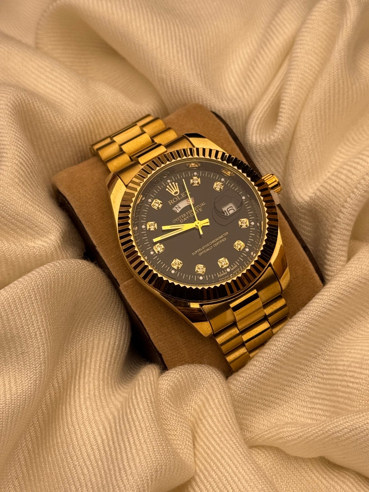 Rlx Watch Premium Quality Golden Watch