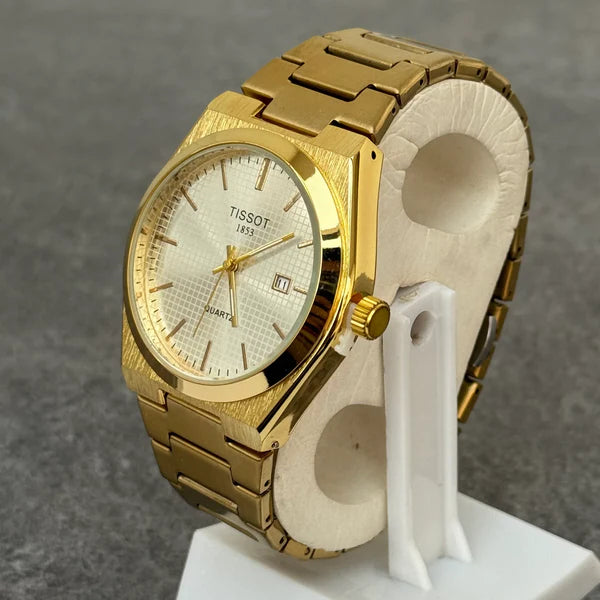 Tissot PRX Chain Watch - (Gold-White)